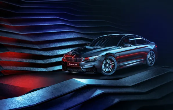 BMW, Машина, Стиль, Car, Render, 435i, Transport & Vehicles, Mohamed Khalil