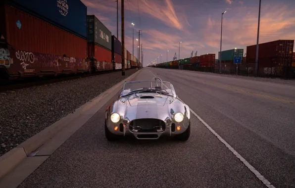 Shelby, Cobra, sports car, front view, Shelby Cobra 427 S/C
