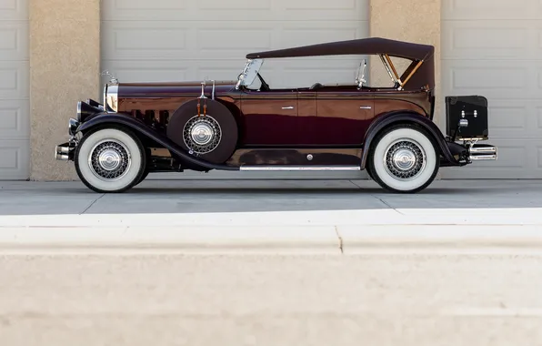 Sport, ретро автомобили, 1930, Phaeton, Pierce-Arrow, Model B, retro cars, Pierce-Arrow Model B Sport