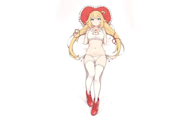 Kawaii, girl, sexy, heart, anime, shoes, babe, cute
