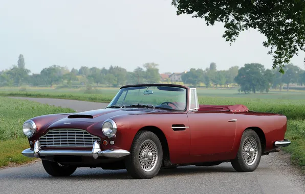 Aston Martin, ретро автомобили, Convertible, 1963, retro cars, Aston Martin DB4