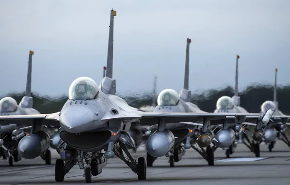 F-16, Fighting Falcon, ВВС США, General Dynamics