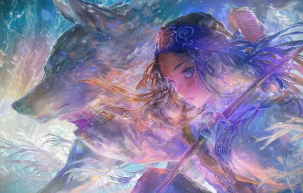 Девушка, волк, зверь, Golden Kamuy