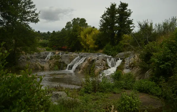 Картинка Природа, Водопад, Италия, Nature, Italy, Waterfall, Italia