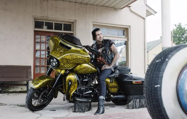 Мотоцикл, Мужчина, Custom, Yelawolf, Изготовленный на заказ, Harley Davidson Street Glide