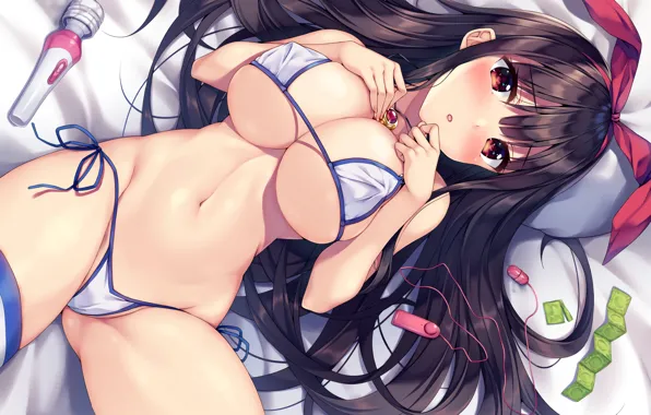 Girl, sexy, lingerie, pantsu, bra, cleavage, panties, erect nipples