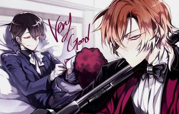Парни, мафия, Bungou Stray Dogs, Бродячие Псы: Литературные Гении