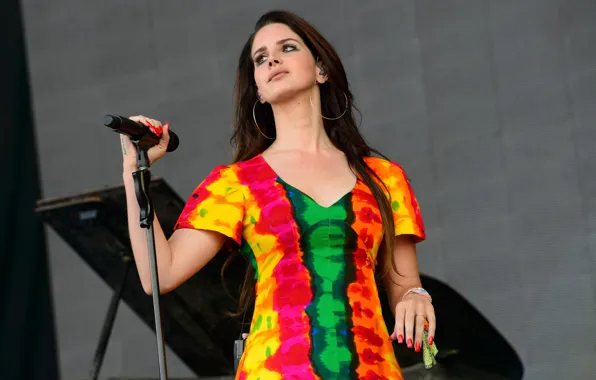 Картинка Lana Del Rey, американская певица, Лана Дель Рей, Music Festival, Britain Glastonbury