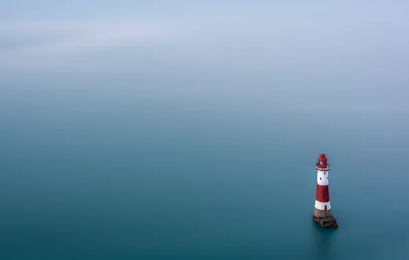 England, Ocean, Lighthouse, East Sussex, Atmospheric