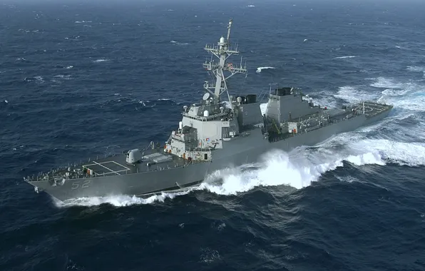 ВМС США, эскадренный, миноносец, USS Barry, DDG-52