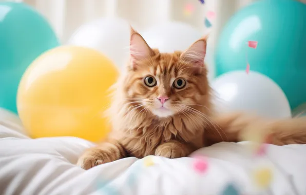 Кошка, взгляд, поза, котенок, мордашка, ИИ-арт, нейросеть