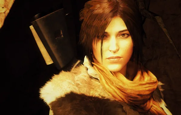 Lara croft, brunette, rise of tomb raider