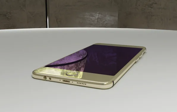 Дизайн, стол, apple, телефон, iphone, 3ds max, смартфон, Vray