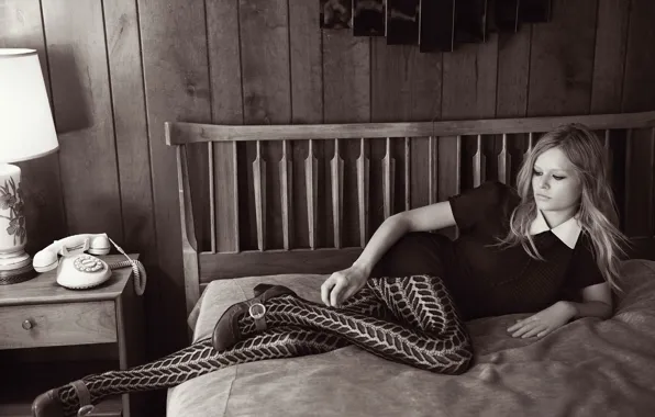 Колготки, Чёрно-белое, Pantyhose, Фотосессия, Anna Ewers, Anna Luisa Ewers, Топ-модель, Анна Эверс
