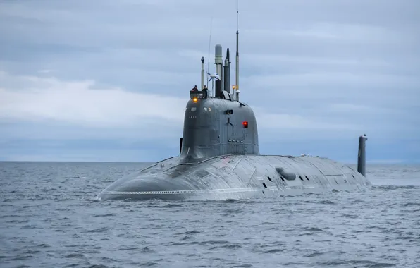 Лодка, подводная, атомная, Ясень