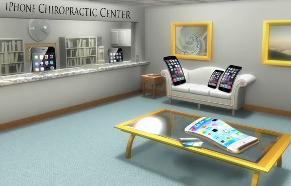Картинка iPhone, юмор, Center, Chiropractic