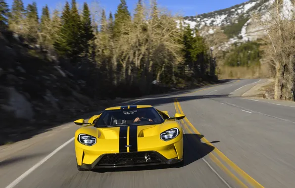 Ford, суперкар, Ford GT, вид спереди, 2017