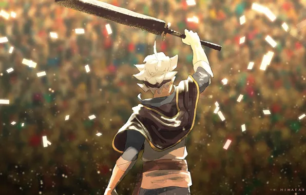 Меч, парень, Black Clover, Asta