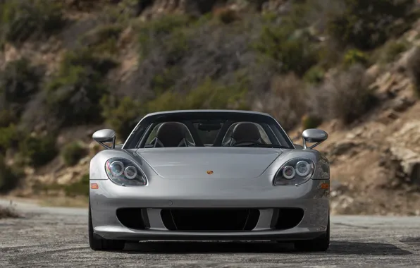 Картинка Porsche, front, Porsche Carrera GT