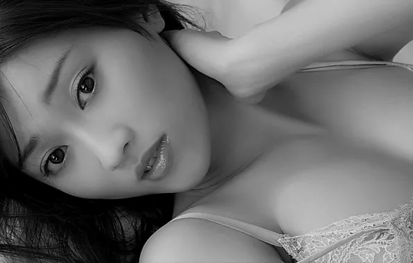 Sexy, ragazza, asiatica, orientale