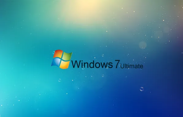 Лучи, пузыри, Windows, Ultimate