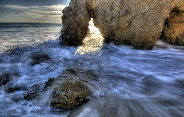 Море, пейзаж, природа, скалы