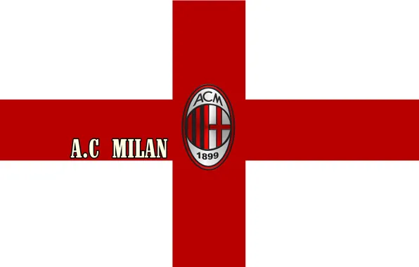 Wallpaper, sport, logo, football, AC Milan