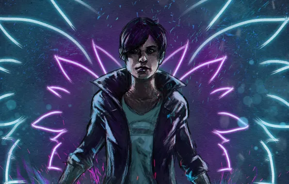 Картинка art, PlayStation 4, Sucker Punch Productions, Abigail Walker, inFamous: First Light