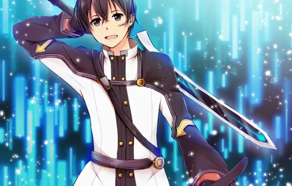 Sword, anime, ken, blade, manga, Sword Art Online, Kirito, Kirigaya Kazuto