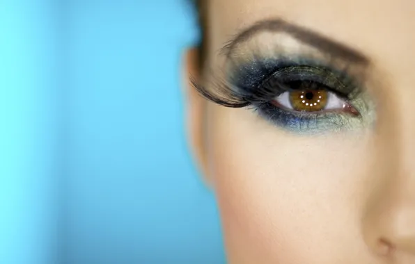 Картинка woman, eye, makeup, eyelash