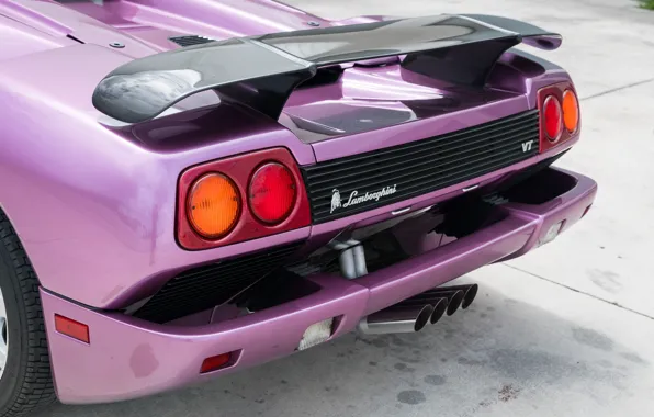 Картинка Lamborghini, Diablo, задок, Lamborghini Diablo VT Roadster