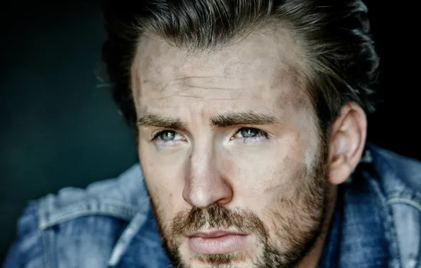 Взгляд, мужчина, Chris Evans