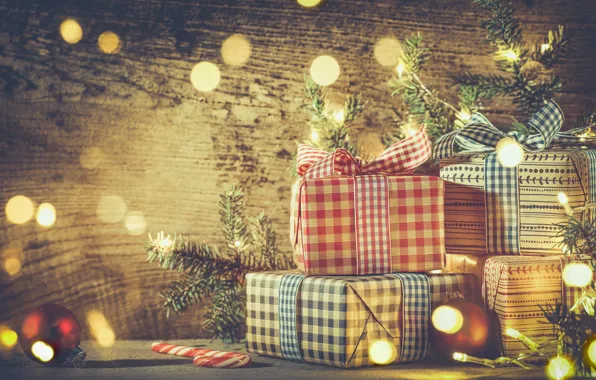 Картинка Новый Год, Рождество, christmas, vintage, balls, merry christmas, decoration, gifts