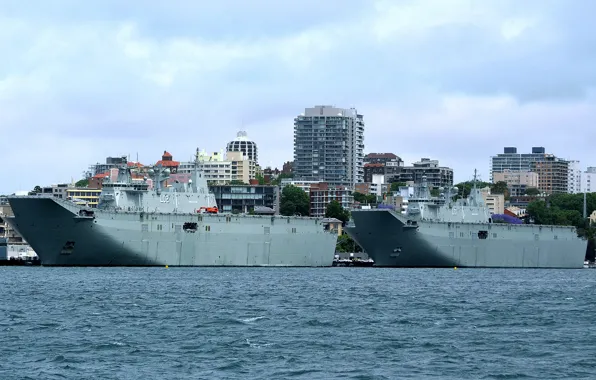 Корабли, Австралия, ВМС, Десантные, &quot;Canberra&quot;, универсальные, &quot;Adelaide&quot;