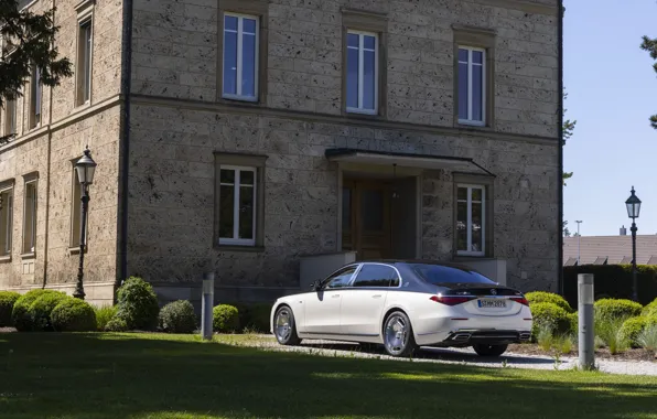 Mercedes-Benz, Mercedes, Maybach, S-Class, rear view, Mercedes-Maybach S 680