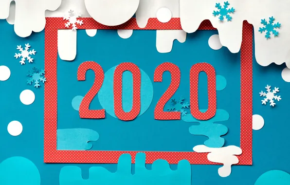 Снежинки, фон, новый год, вектор, рамка, 2020