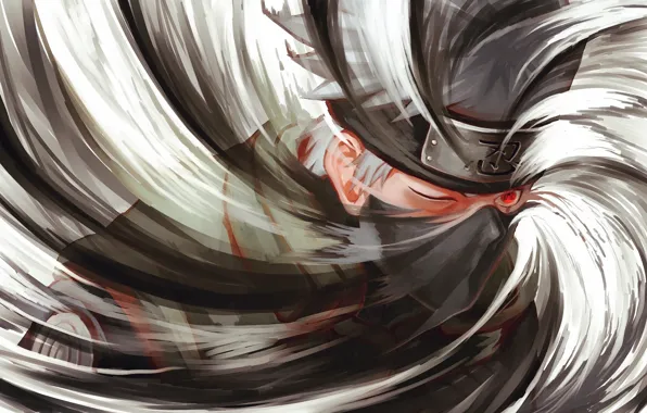 Naruto, Hatake Kakashi, Fanart From Pixiv