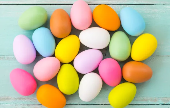 Яйца, весна, colorful, Пасха, spring, Easter, eggs, decoration