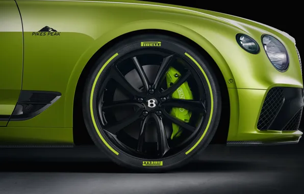 Bentley, колесо, Continental GT, Limited Edition, Pikes Peak, 2020