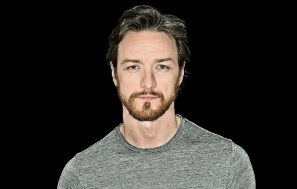 Портрет, актер, черный фон, Джеймс МакЭвой, James McAvoy, 2015, KK Dundas