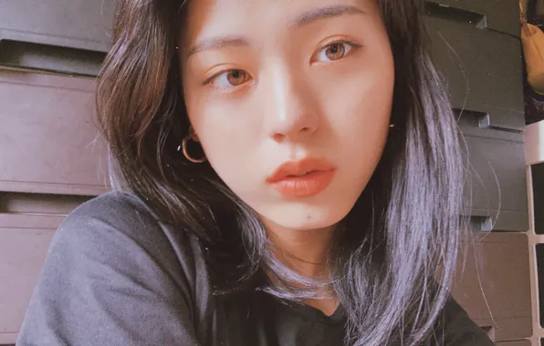 Girl, Beautiful, Asian, Cute, Hair, Shirt, Japanese, Earring