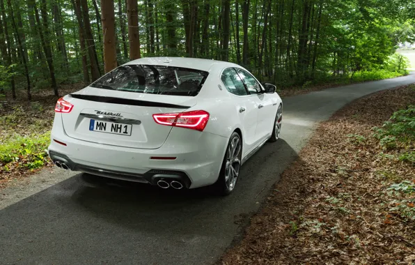 Maserati, вид сзади, 2018, Ghibli, Novitec, GranSport