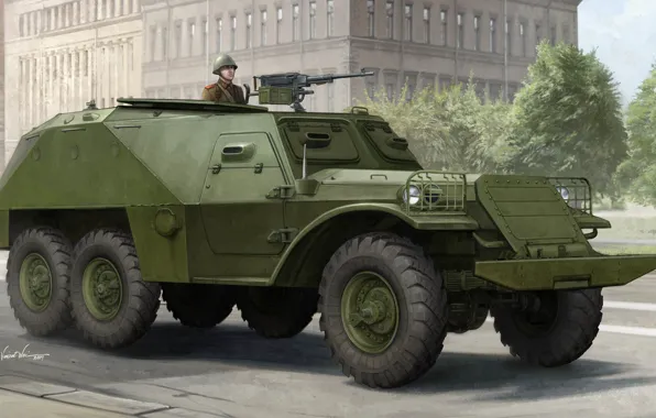 СССР, Бронетранспортёр, Бронетехника, Советская армия, БТР-152
