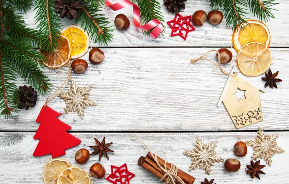 Украшения, Новый Год, Рождество, christmas, wood, merry, decoration, fir tree