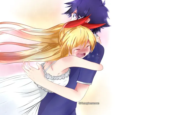 Арт, пара, двое, Nisekoi, Притворная любовь