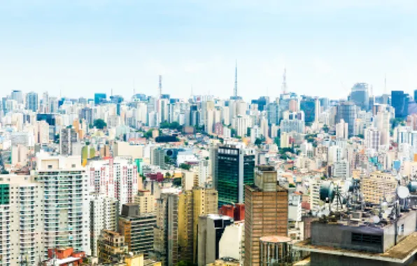 Картинка фото, Город, Дом, Бразилия, Мегаполис, San Paulo