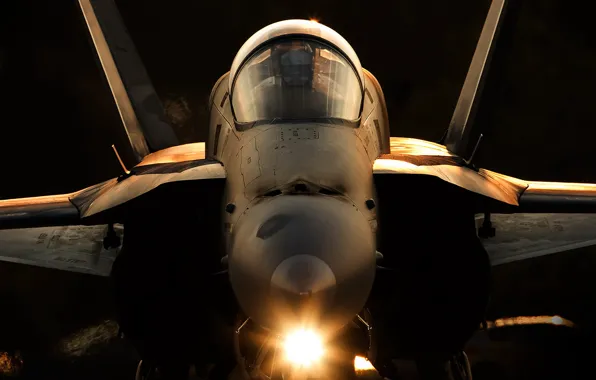 Картинка оружие, армия, самолёт, F-18A Hornet