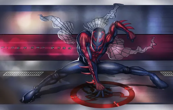 Костюм, Marvel Comics, Spider-Man, Spider-Man 2099, Miguel O'Hara