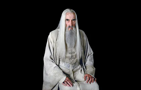 Фон, чёрный, властелин колец, the lord of the rings, Saruman, саруман