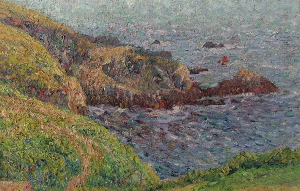 Пейзаж, картина, Залив, Гюстав Луазо, Gustave Loiseau